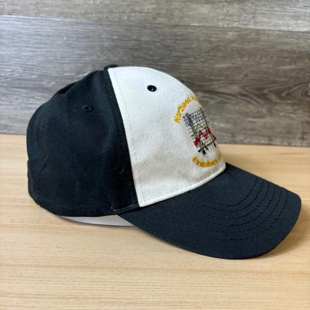 Northwest Polygraph Examiners Hat Cap Strap Back‎ Black White Adjustable